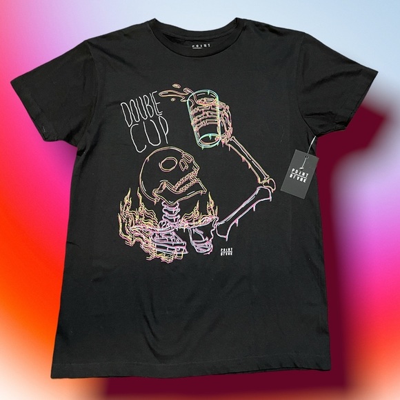 Point Blank Other - 𝅺Point Black Graphic Tee NWT “Double Cup” Men’s Medium